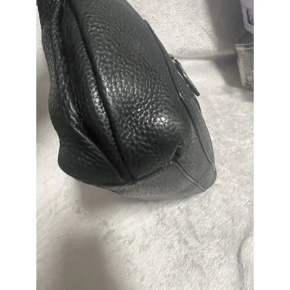 Coach Vintage Leather Hobo Shoulder Bag Penelope Medium Black Pebbled 13159